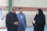 بازدید مسئولان استانی از مجموعه ورزشی یادگار سومین شهید محراب 