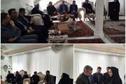 دیدار معاون وزیر آموزش و پرورش  با معلم جانباز هنرستان بوستان مراغه