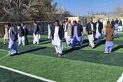 زمین چمن مصنوعی آموزشگاه استثنایی مشعل خاش در استان سیستان و بلوچستان به بهره‌برداری رسید