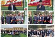 آئین افتتاحیه اولین زمین چمن مصنوعی مدارس استثنایی استان ایلام در دهلران برگزار شد.