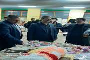 بازدید مسئولان استانی و منطقه‌ای از نمایشگاه دست‌سازه‌های هنرستان بوستان مراغه