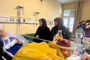  عیادت رئیس اداره آموزش و پرورش استثنایی استان آذربایجان شرقی از دانش‌آموز با نیاز های ویژه 