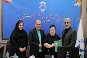 تقدیر رئیس سازمان آموزش‌وپرورش استثنایی کشور از جوان موفق دارای سندرم داون