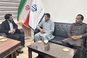 دیدار رئیس آموزش و پرورش استثنایی سیستان و بلوچستان با معاون فرماندار دشتیاری 