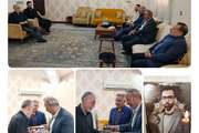 دیدار ریاست اداره استثنایی استان خوزستان با جناب آقای عبیاوی پیشکوست آموزش و پرورش و پدر شهید