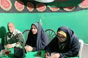 برپایی میز خدمت«موکب فرزندان امام رضایی»دانش آموزان مجتمع آموزشی نابینایان امام رضا(ع)