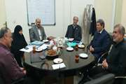 دکتر حسینی در نشستی با رئیس و مدیر عامل مجمع خیرین مدرسه ساز کشور چهارشنبه 2 بهمن ماه 98