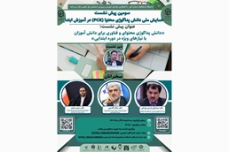 برگزاری سومین پیش‌نشست همایش ملی دانش پداگوژی محتوا (PCK) در آموزش ابتدایی