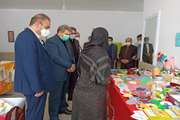 افتتاح نمایشگاه دست ساخته های مربیان مراکز مشکلات ویژه یادگیری استان ایلام