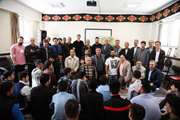  حضور بازیکنان تراکتور در یکی از مدارس استثنایی تبریز به مناسبت روز معلم 