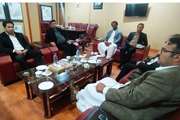 نشست رئیس آموزش و پرورش استثنایی استان با رئیس شورای اسلامی شهر زاهدان