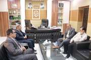  جلسه مشترک ریاست اداره آموزش و پرورش استثنایی و ریاست دانشگاه فرهنگیان استان خوزستان