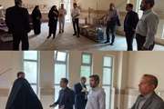  بازدید مدیرکل آموزش و پرورش استان زنجان همراه با جمعی از مسئولان از بخش فیزیوتراپی مرکز شماره ۱ ناحیه ۲