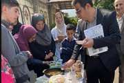 جشنواره غذا و نمایشگاه در مدرسه چابکسر استان گیلان
