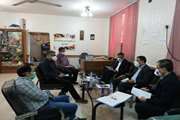 برگزاری جلسه ستاد فراگیر سازی مدارس الگو در مدرسه حضرت امام خمینی (ره)